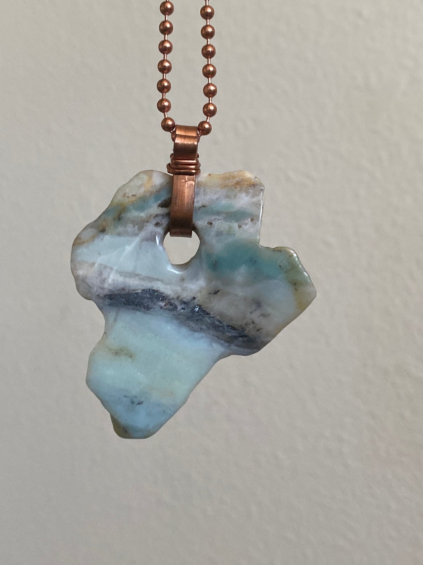 Amazonite Pendant Necklace