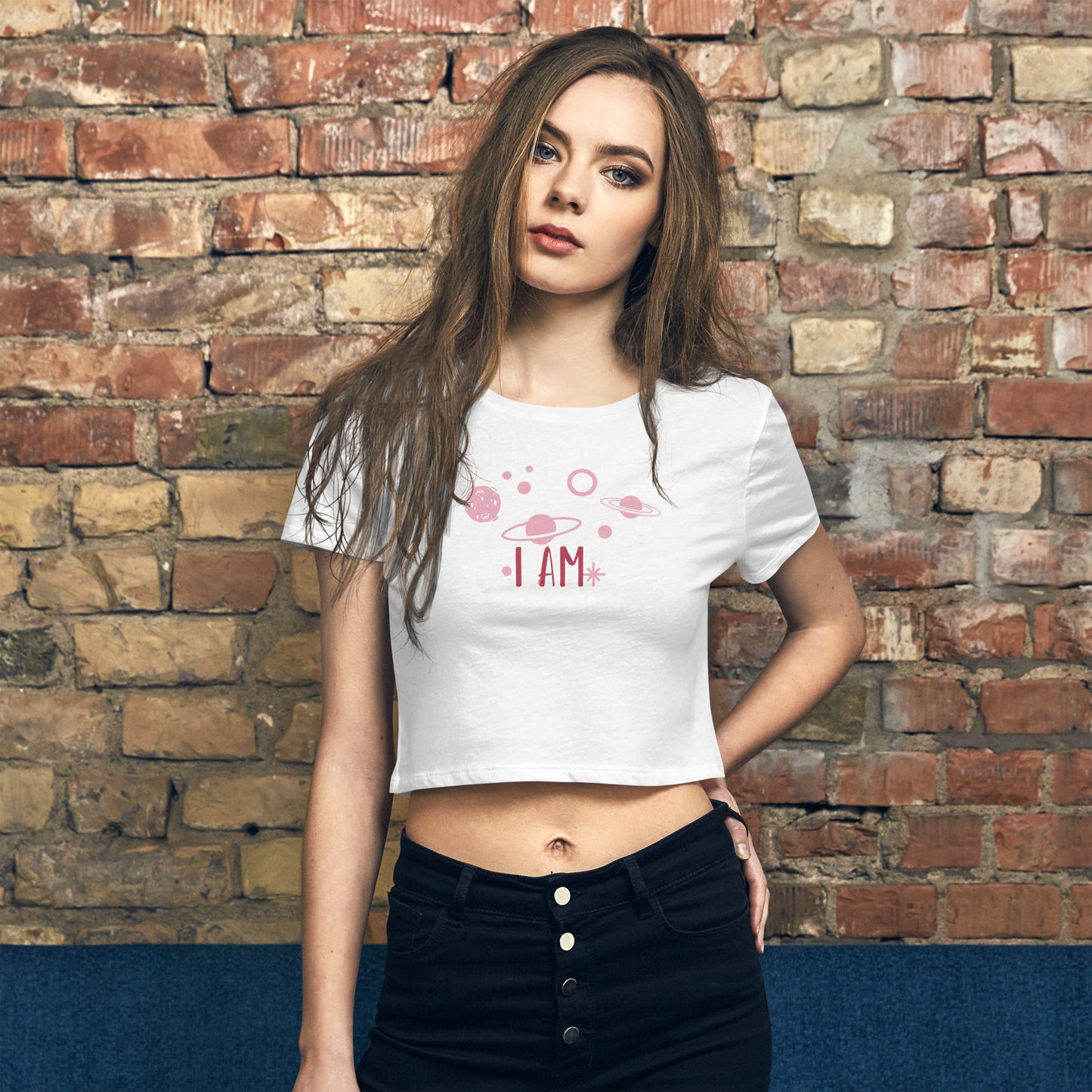 I AM Crop Tee
