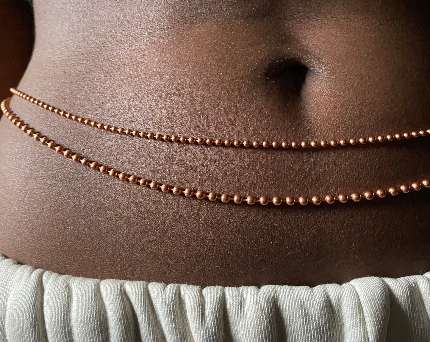 Copper Waist Beads