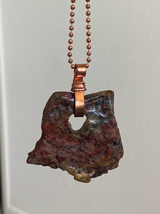 Red Jasper Pendant Necklace
