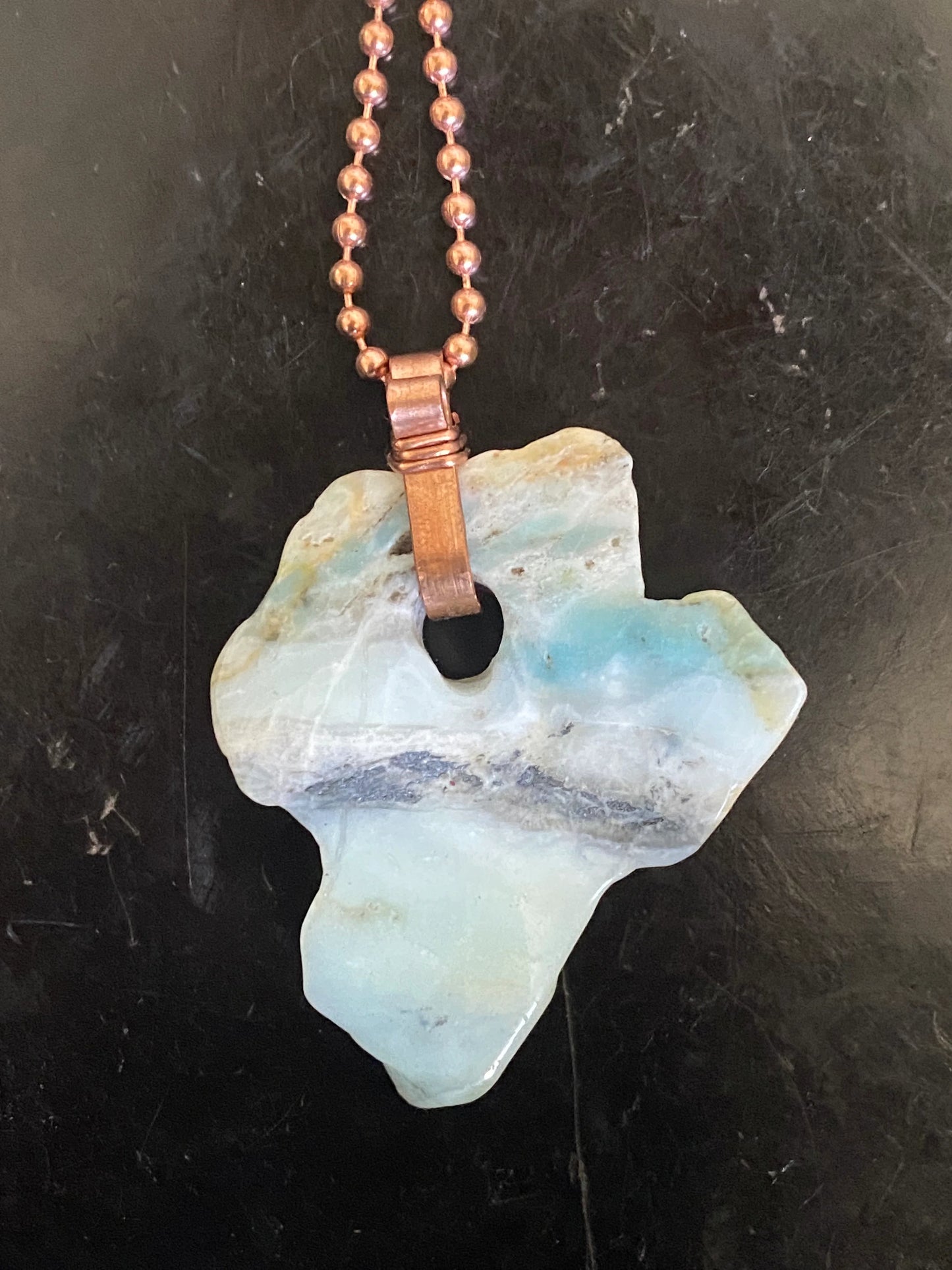 Amazonite Pendant Necklace