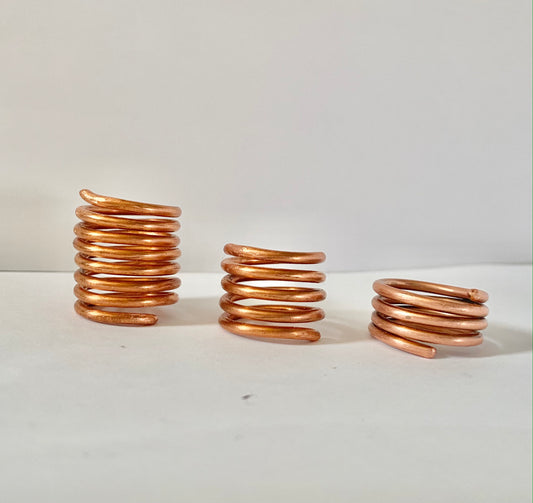 Copper Coil Ring