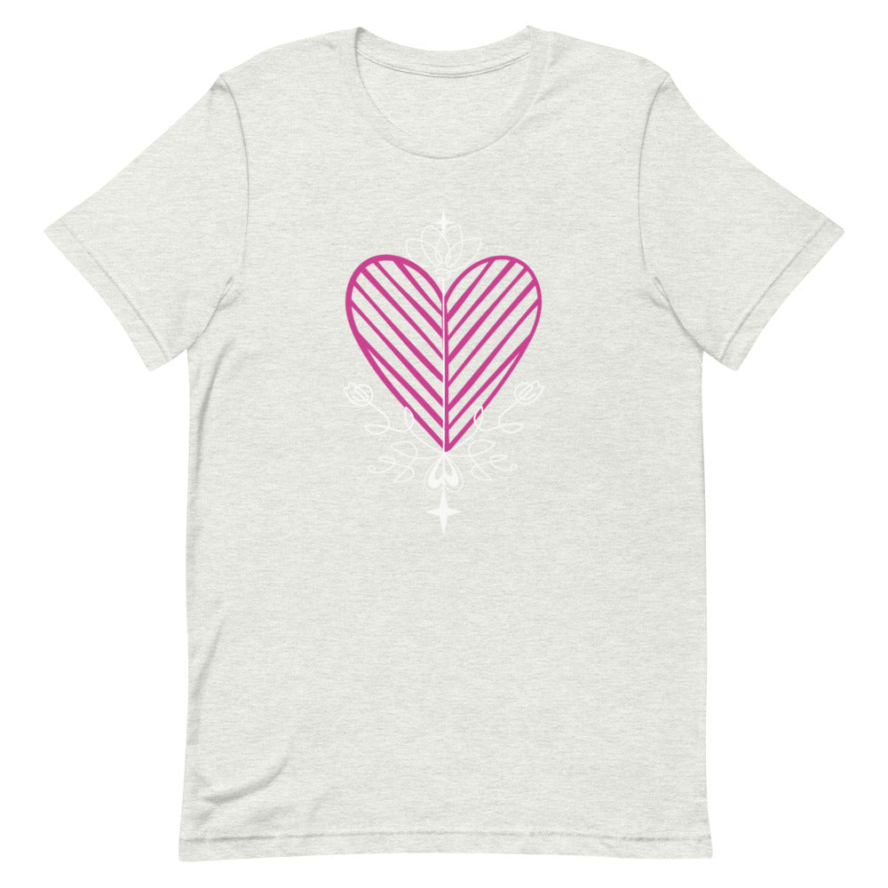 Ezili Short-Sleeve Unisex T-Shirt (white lines)