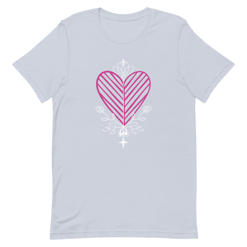 Ezili Short-Sleeve Unisex T-Shirt (white lines)