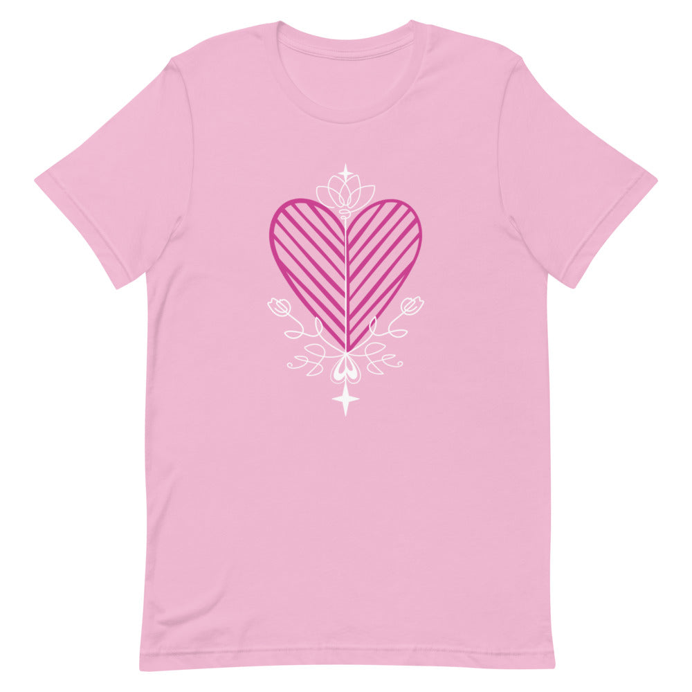 Ezili Short-Sleeve Unisex T-Shirt (white lines)